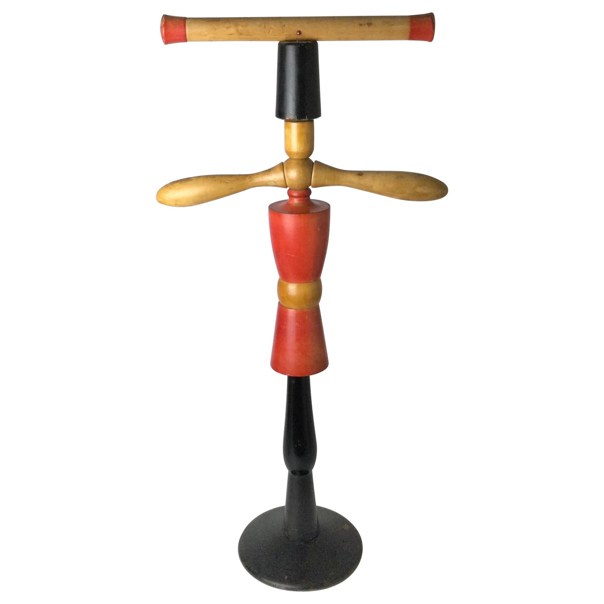 Mid Century Colorful Childs Valet For Sale