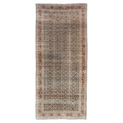 Antique Bidjar Large Gallery Rug in All-Over Herati Design (a) Gallery Gallery All.