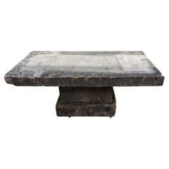 19th Century Limestone Table from France