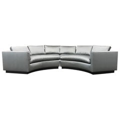 Used Two-Piece Sofa Sectional in Satin