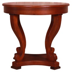 Baker Furniture Italian Provincial Mahogany Center Table, Newly Refinished