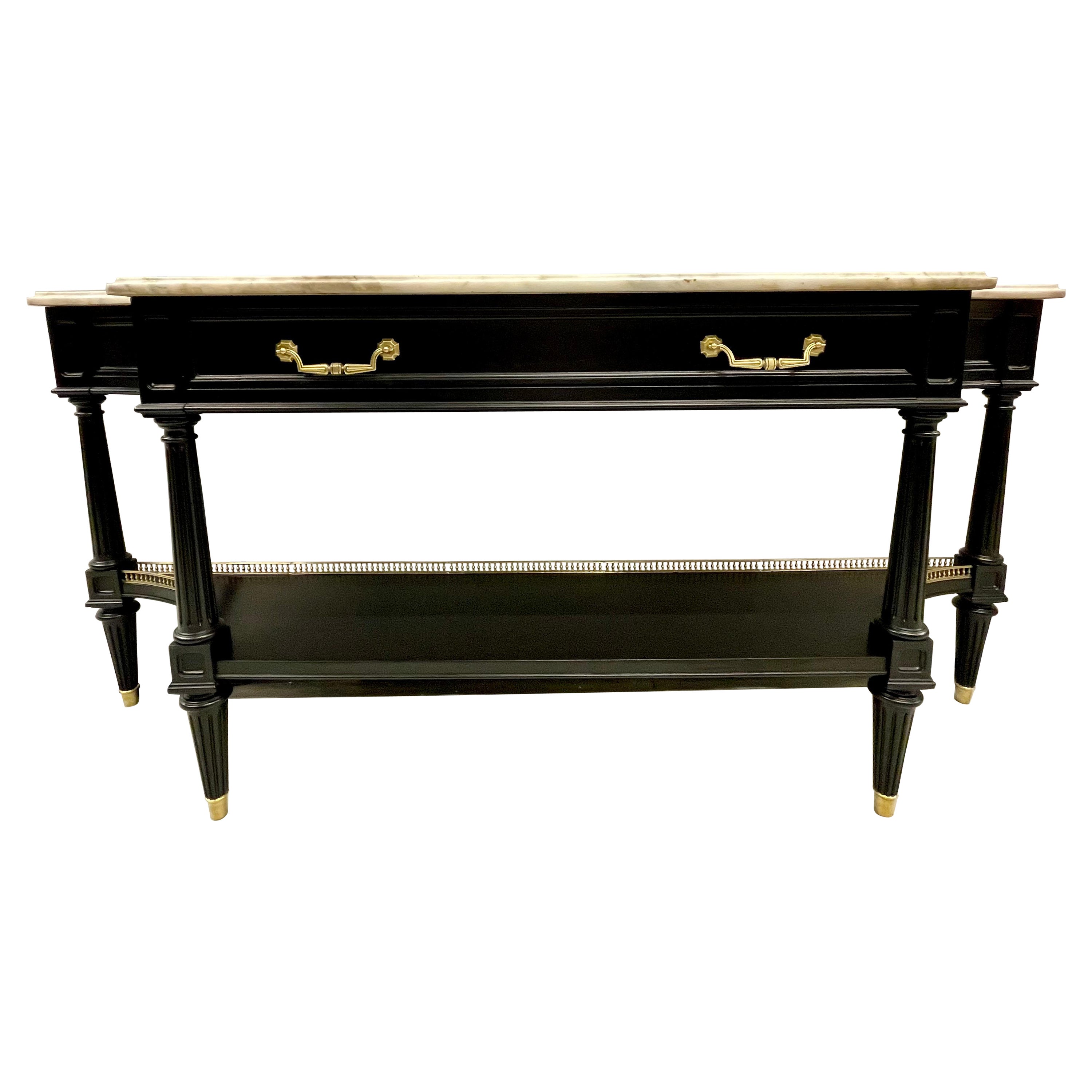 Hollywood Regency Jansen Style Sideboard / Server, Louis XVI Fashion