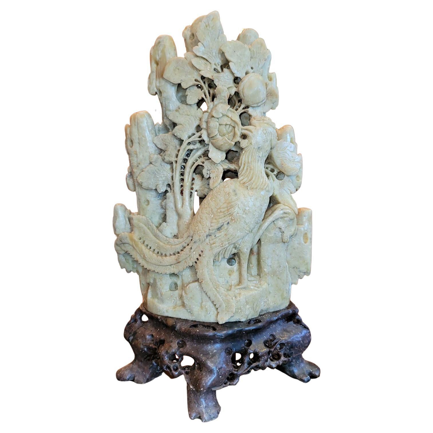 20C Medium Chinese Soapstone Carving For Sale