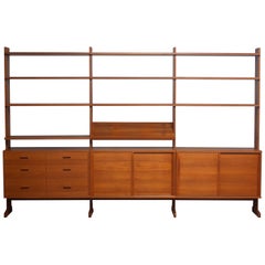 1950s Teak Bookcase/Shelf System Model "Parade" by Nils Nisse Strinning