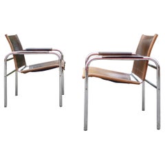 Poltrone vintage Ikea anni '80 Tord Bjorklund Modell Klinte Lounge Chair Set of 2