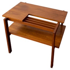 Greta Magnusson Grossman for Glenn of California Magazine Holder Two-Tier Table