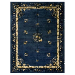 Tapis chinois ancien de Pékin d'antiquités de 20,3 m x 25,4 m