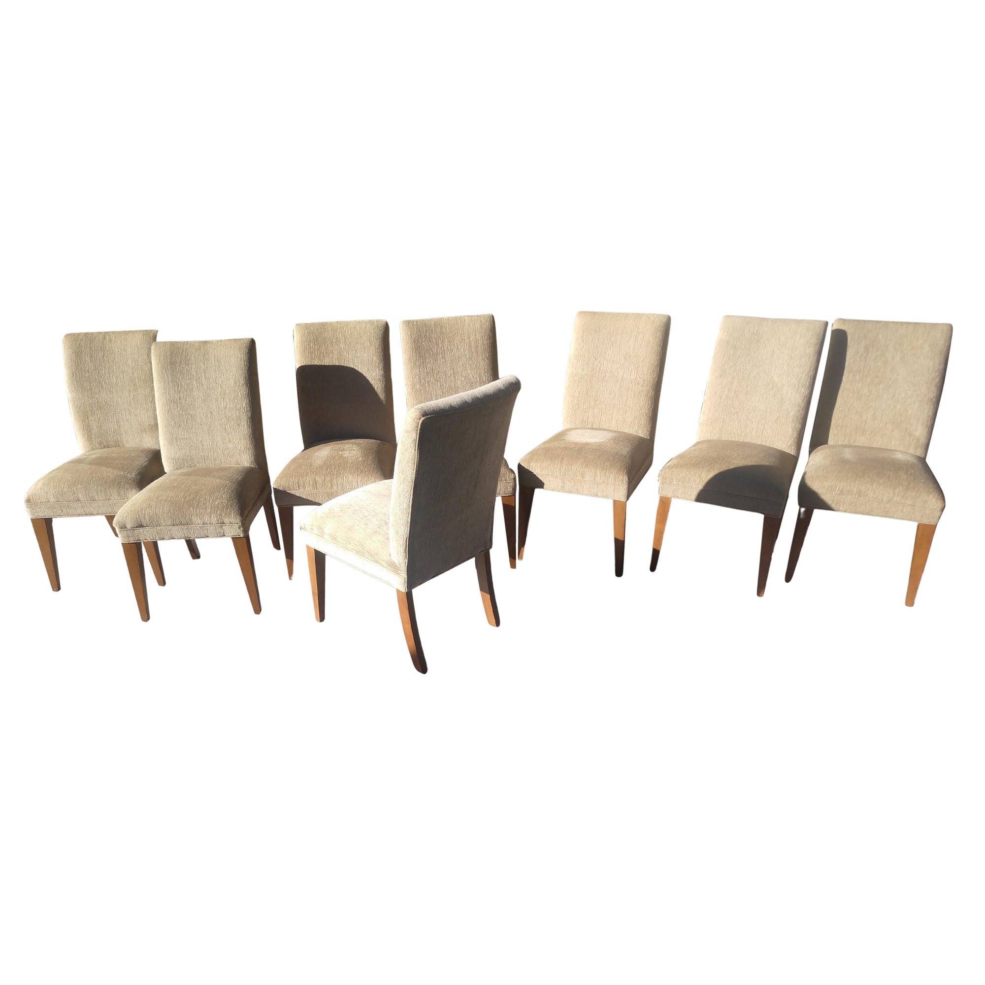 Set of 8 Formal Dining Chairs by Mitchell Gold for Restoration Hardware