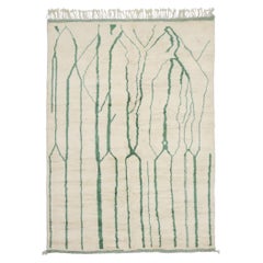 New Contemporary Berber Moroccan Rug with Modern Biophilic Design