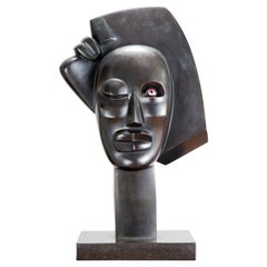 Sculpture by Strong-Cuevas "Out of My Mind" 1995