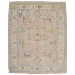 New Contemporary Oushak Design Rug with Modern Georgian Style