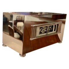 Vintage Art Deco Lawson Digital Analogue Clock