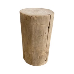 Natural Wood Side Table Stump