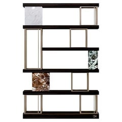 21st Century Carpanese Home Italia Bookshelf Modern, Aida 120