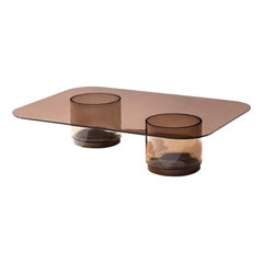 Couchtisch des 21. Jahrhunderts von Carpanese Home Italia mit Glas, modern, Imperial L