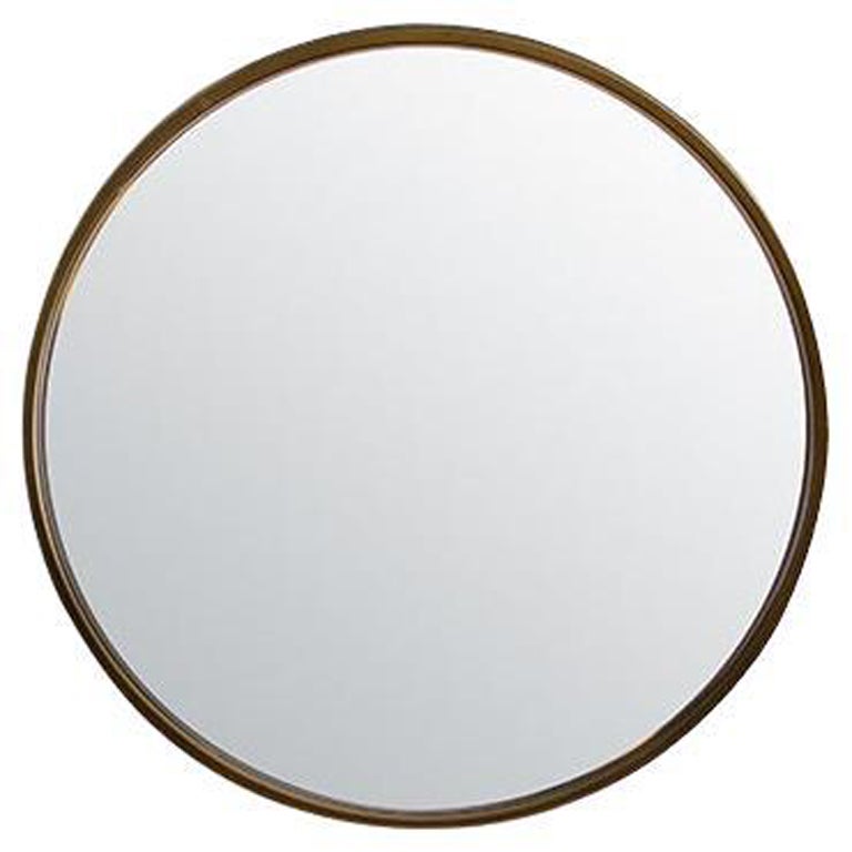 21st Century Carpanese Home Italia Mirror with Metal Plate Modern, Reflex S For Sale