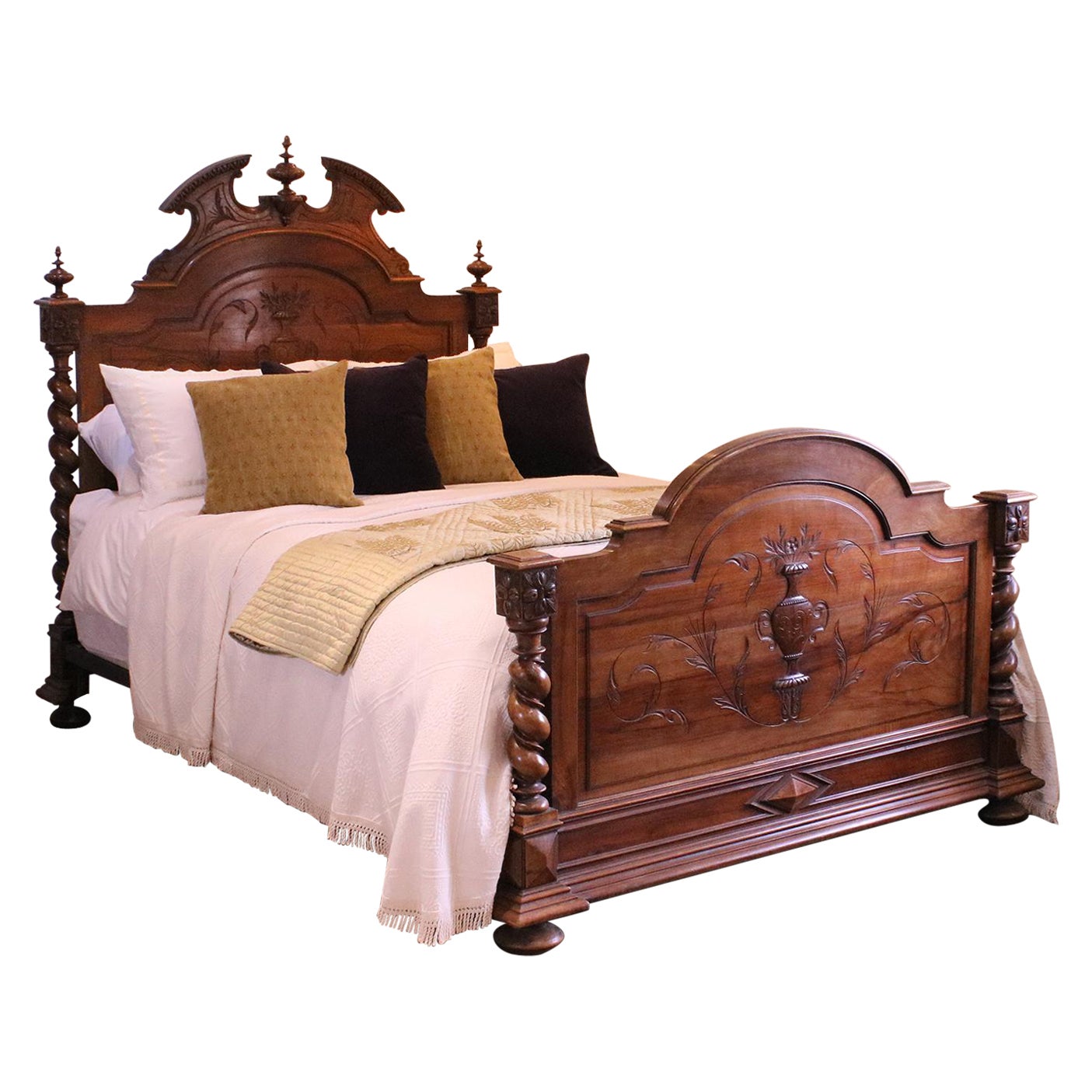 Gothic Style Antique Bed WK158