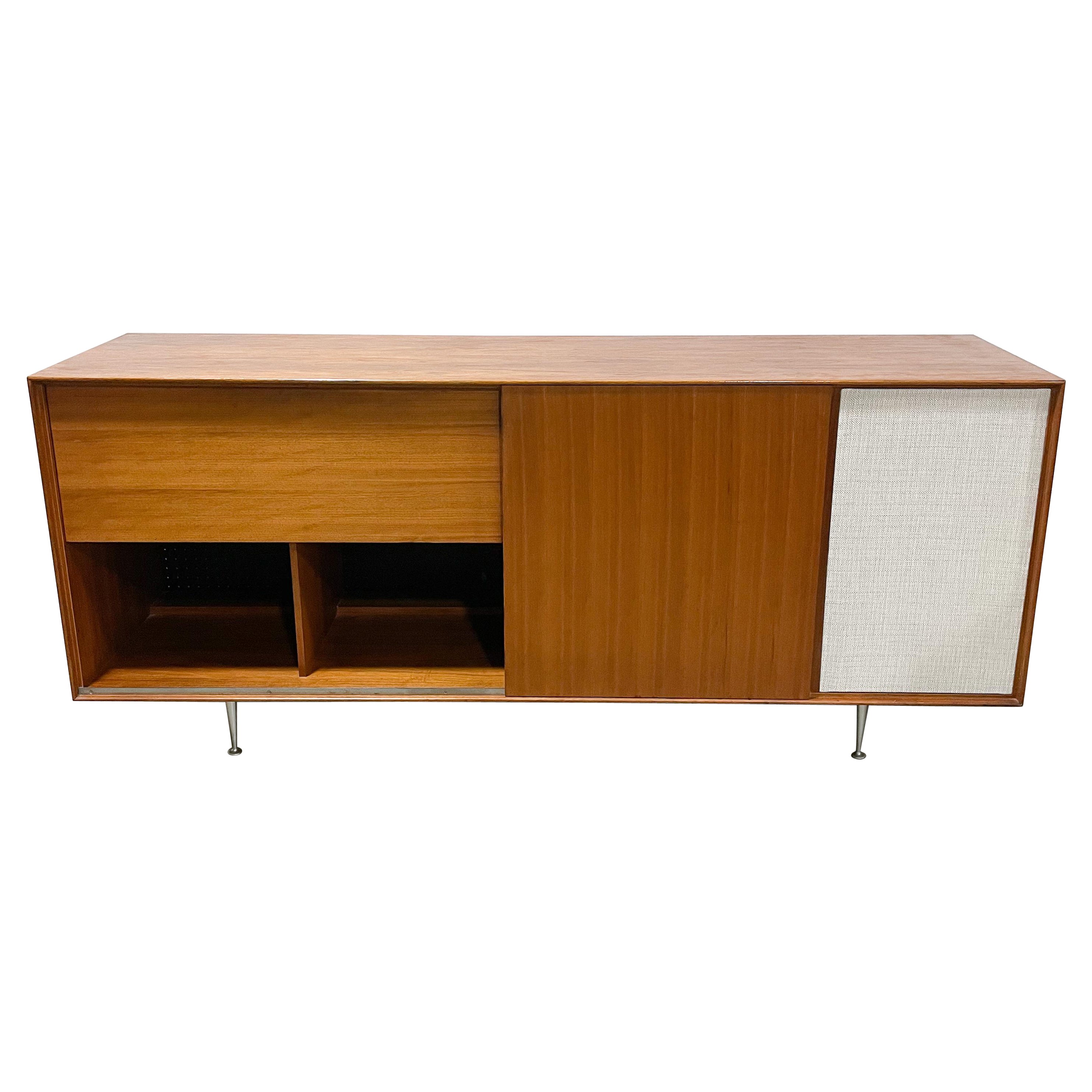 George Nelson Thin Edge Record Player Cabinet