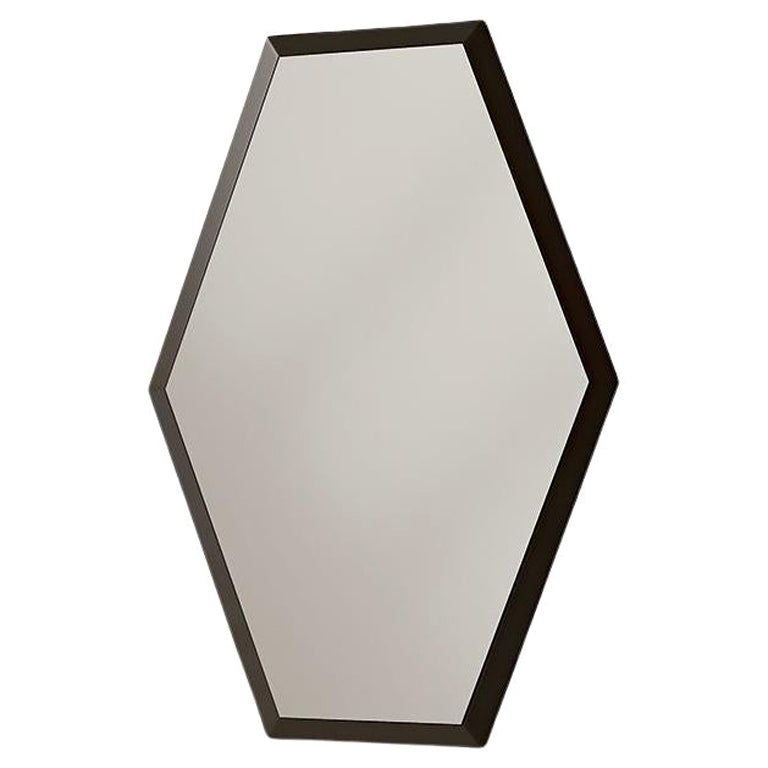 21st Century Carpanese Home Italia Mirror with Wooden Frame Modern, 7574