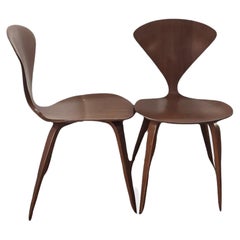MCM Side Chair by Norman Cherner for Plycraft in Walnut