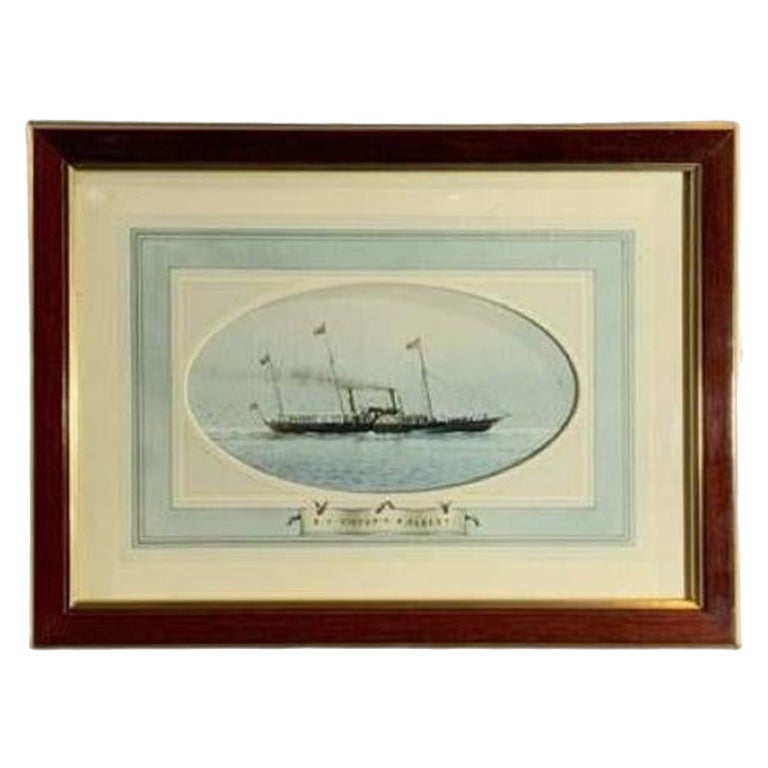 Royal Yacht Painting by William Bishop For Sale