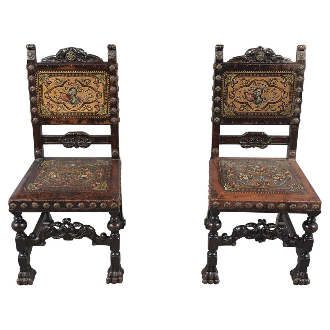 Pair of Antique Baroque Chairs