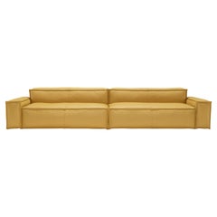 Amura 'Davis' Sofa in Yellow Leather