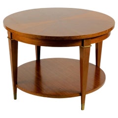 Jacques Adnet Low Table in Mahogany