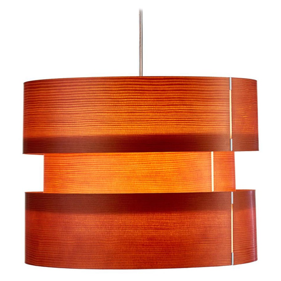 J.A. Coderch 'Cister' Wood Suspension Lamp for Tunds