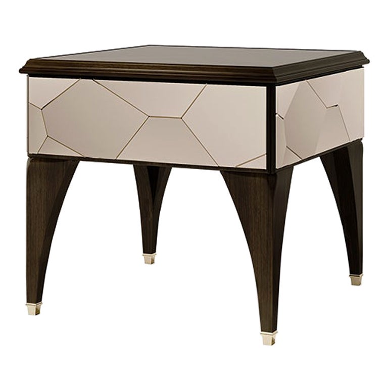 Table basse Carpanese Home Italia du 21e siècle avec miroir néoclassique, 6638 en vente