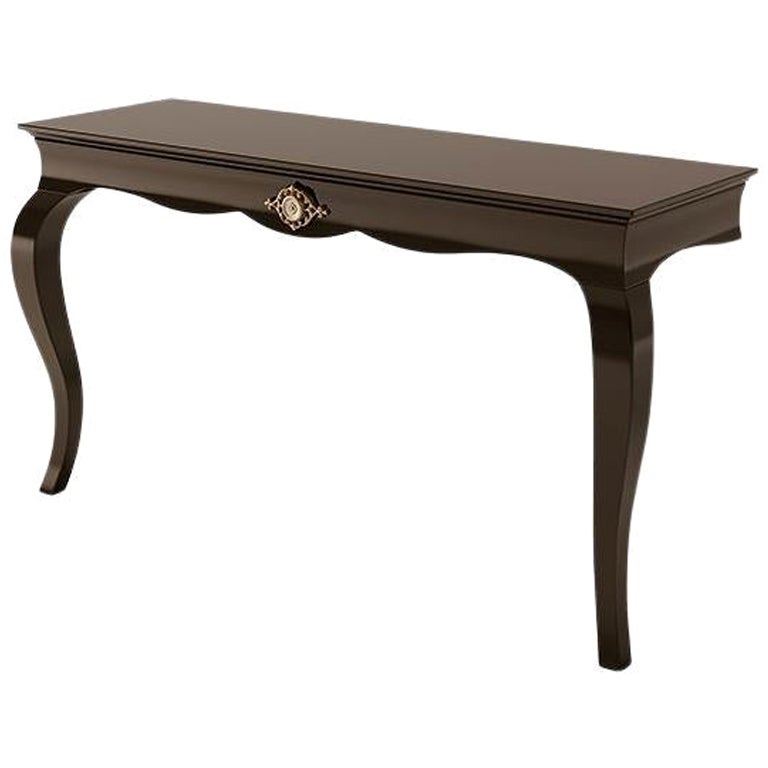 21st Century Carpanese Home Italia Console with Wooden Top Neoclassic, 6333 For Sale