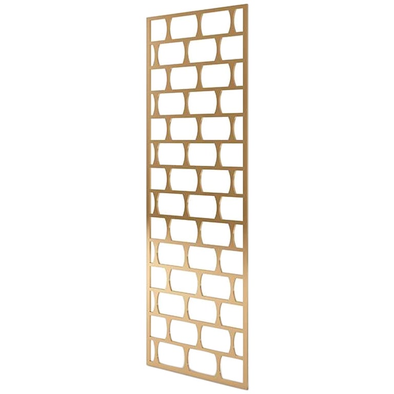 21st Century Carpanese Home Italia Wooden Perforated Panel Modern, 7157