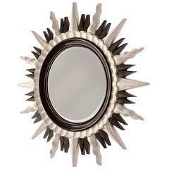 Teppich-Spiegel mit Holzrahmen im neoklassizistischen Stil des 21. Jahrhunderts, 5029