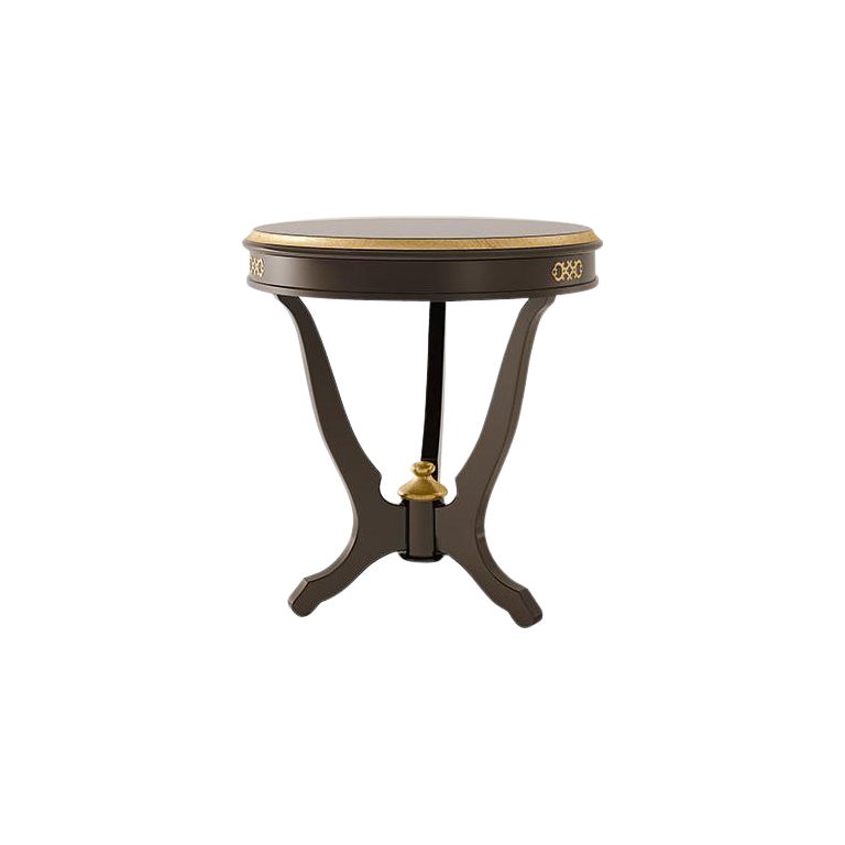 Table basse Carpanese Home Italia du 21e siècle avec bois néoclassique, 6430