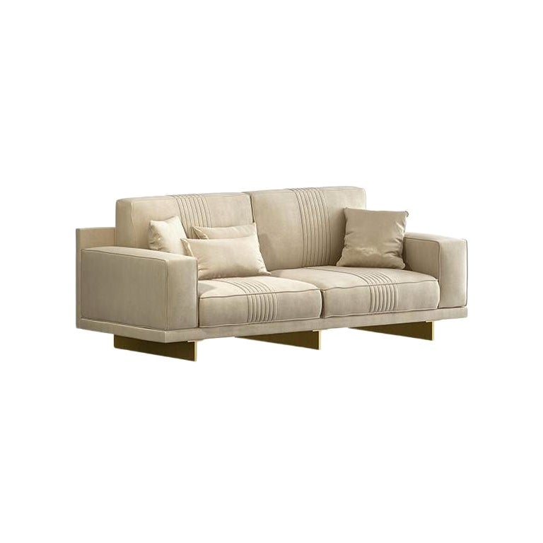 21st Century Carpanese Home Italia Sofa with Metal Legs Modern, 7336 For Sale