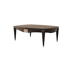 Table basse Carpanese Home Italia du 21e siècle avec plateau en bois moderne, 7032