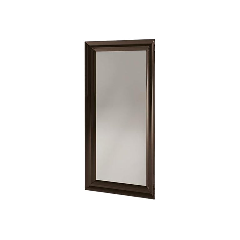 21st Century Carpanese Home Italia Mirror with Wooden Frame Modern, 7035 For Sale