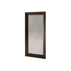 Miroir de maison italienne tapisserie du 21e siècle avec cadre en bois moderne, 7035