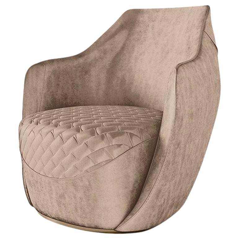 Sessel „Teppich Home Italia“ des 21. Jahrhunderts mit Holzfuß, Modern, 7043