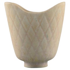 Gunnar Nylund for Rörstrand, Vase in Glazed Ceramics, Mid-20th C.