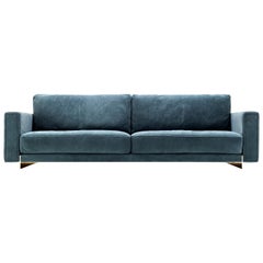 Contemporary Hector Slim 2 Seater Sofa by Castello Lagravinese 