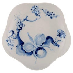 Prof. Heinz Werner for Meissen, Bowl in Porcelain with Orchid, 1977-78