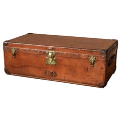 Louis Vuitton Leather Cabin Trunk, circa 1915