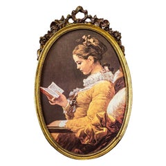 Portrait of Young Girl from the Late 20th Century