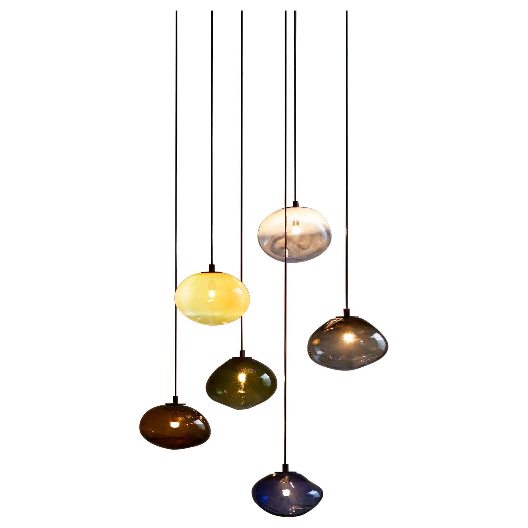 Starglow Ceiling Lamp, Hand-Blown Murano Glass, 2021