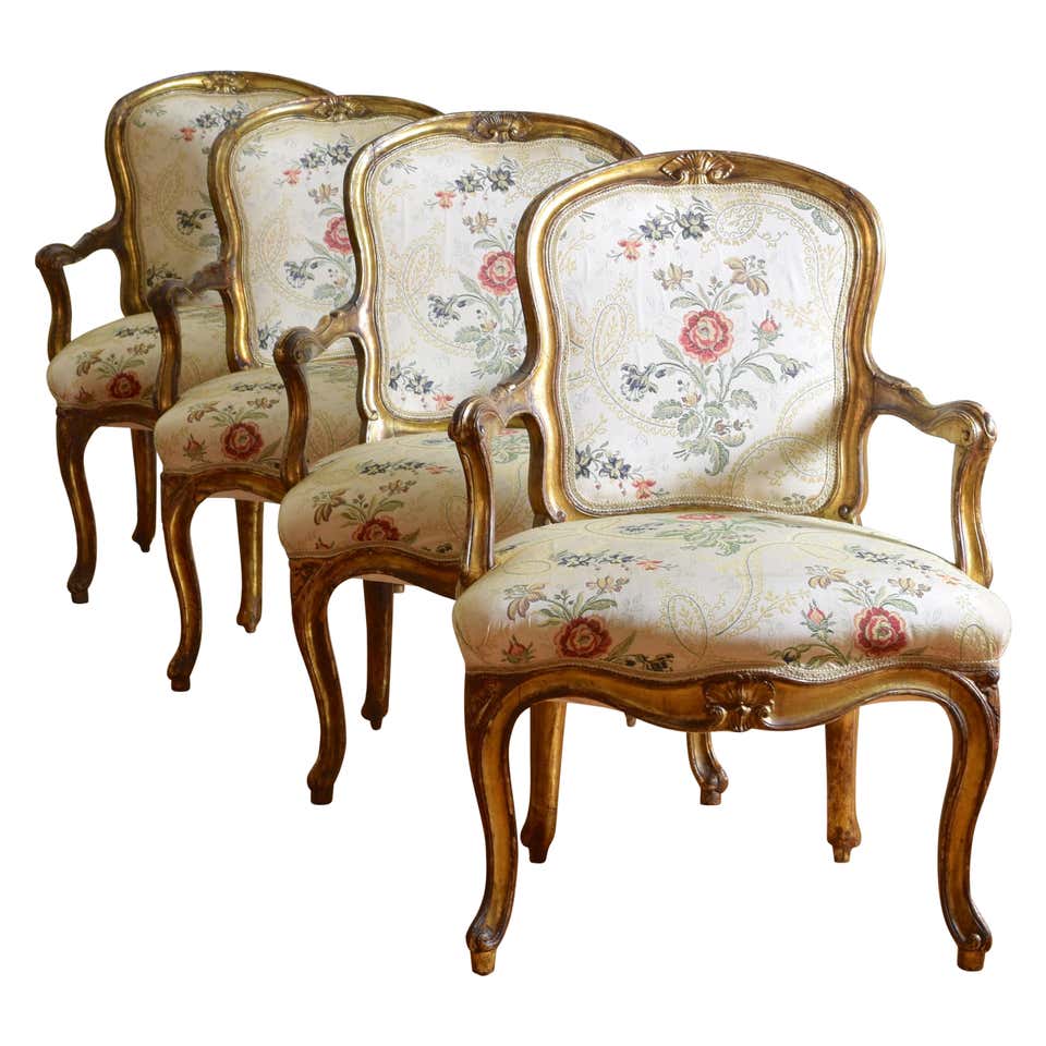 European Rococo Chair Rococo Chairs - 72 For Sale at 1stDibs | rococo armchair, rococo style ...