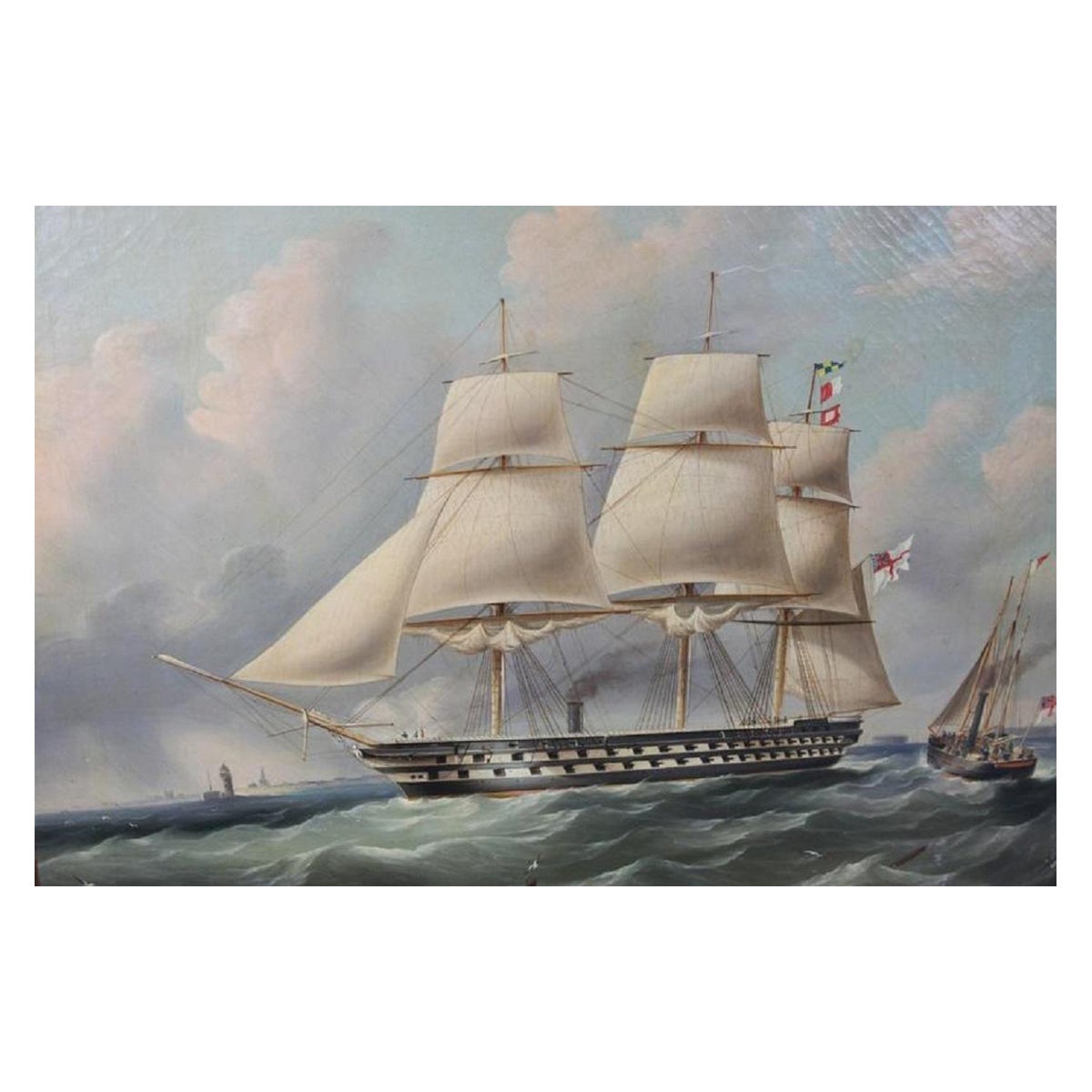 Peinture de la marine Invincible de RB Spencer