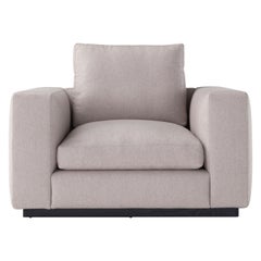 Amura 'Fripp' Armchair in Gray Fabric