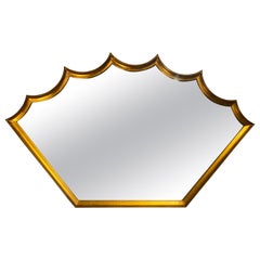 Gold Gesso Crown Mirror
