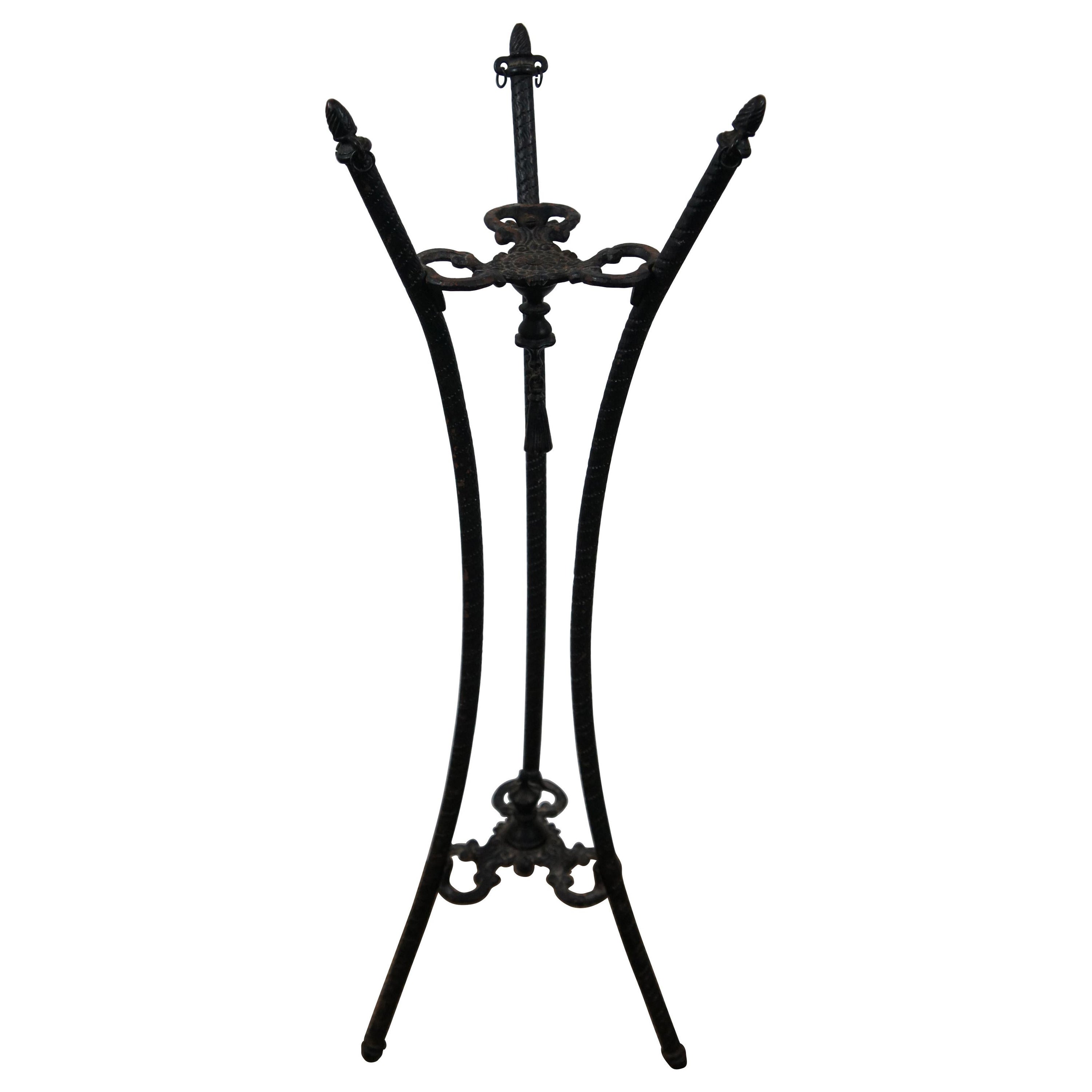 Pair of 19th Century Black Cast Iron Box Planters at 1stDibs